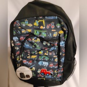 NWT Boys Backpack. Has truck designs on bag. Includes a lunch tote. NEW.